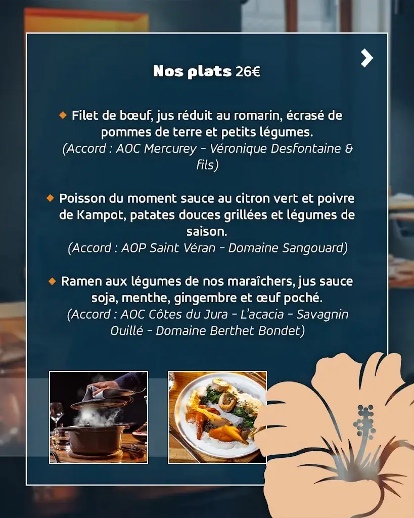 Menü_L'Hibiscus_Lons-le-Saunier_Bild_3