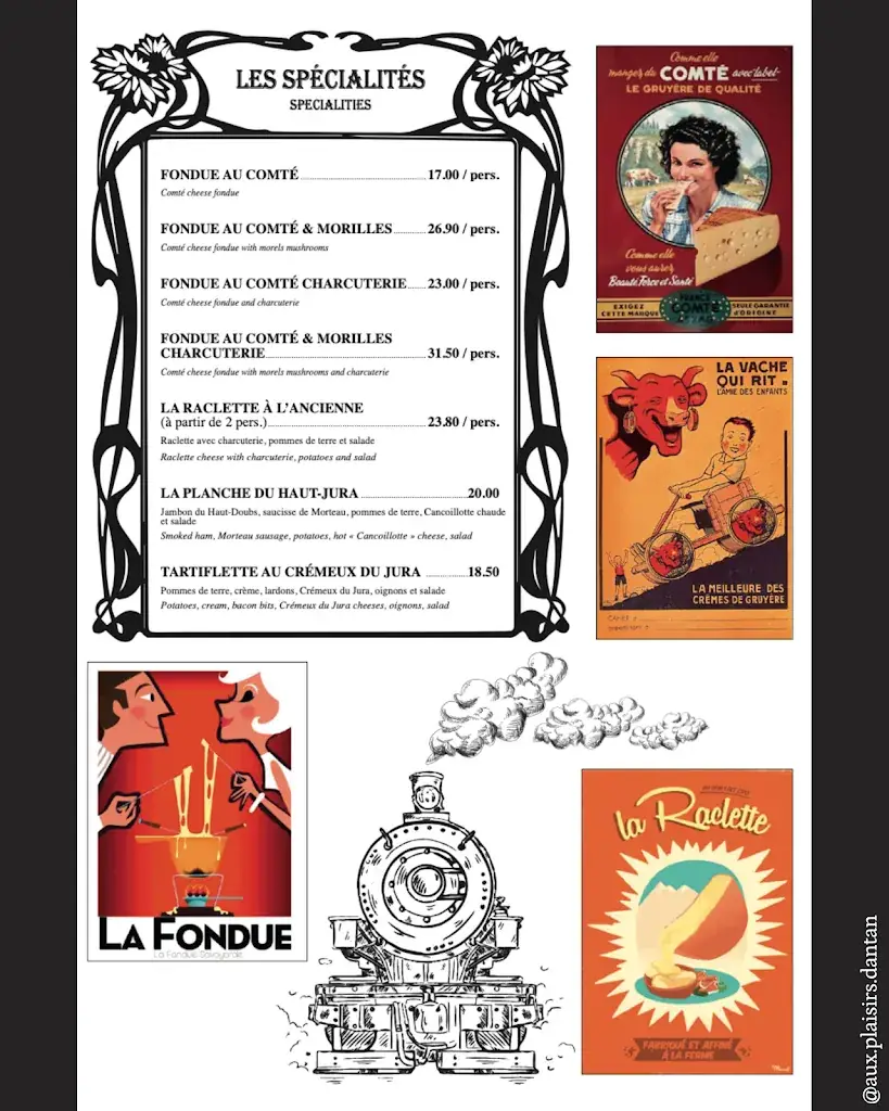Menu_Aux Plaisirs d'Antan_Lons-le-Saunier_imagen_4