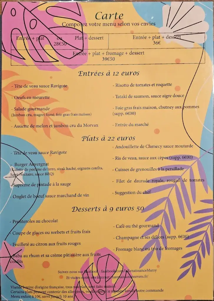 Menu_Auberge de la Renaissance_Marzy_image_2