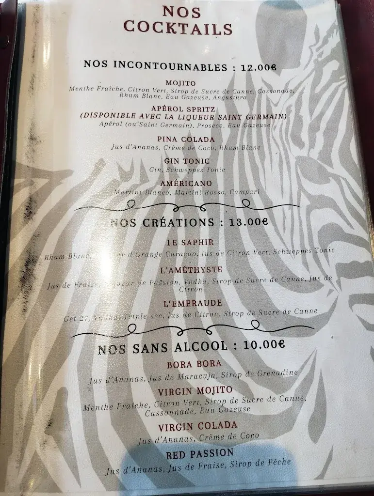 Menu_Le Zèbre de Magny | Restaurant Magny-le-Hongre _Magny-le-Hongre_image_1