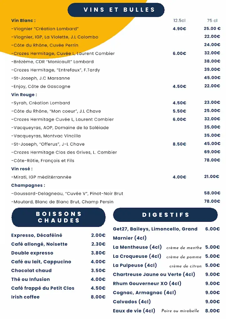 Menu_Le Petit Clos - Restaurant À Valence_Valence_image_1