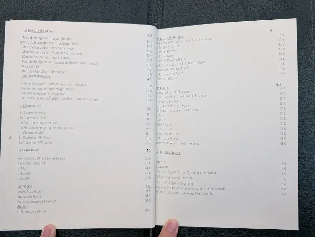 Menu_Restaurant Gastronomique Table de Levernois*_Levernois_image_1