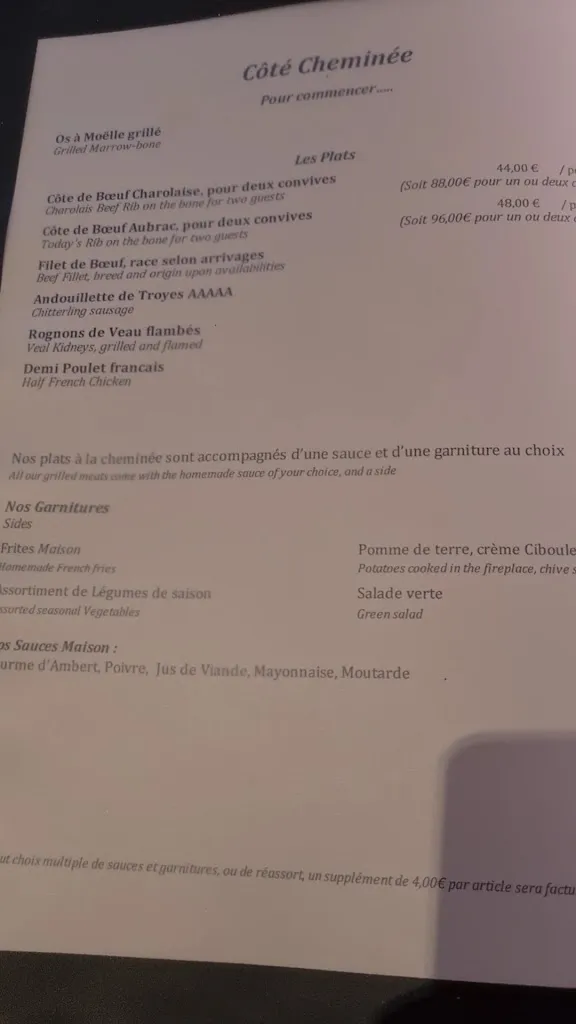 Menu_La Garaudière_Levernois_image_1