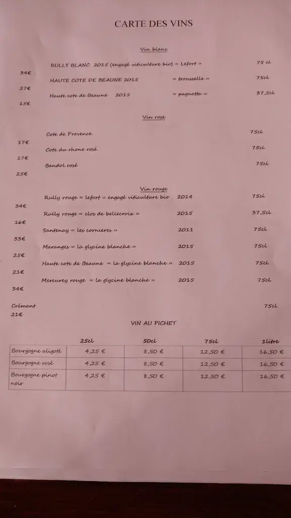 Menu_Auberge du Vieux Moulin_Breuil_image_2