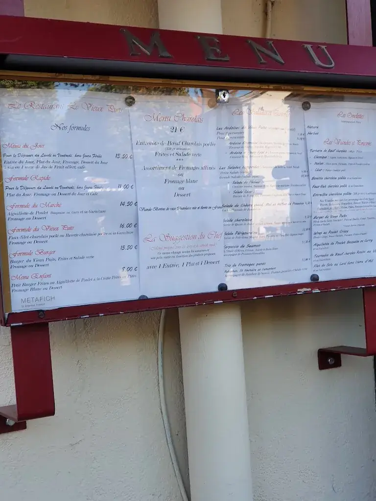 Menu_Restaurant Le Vieux Puits_Marcigny_immagine_3