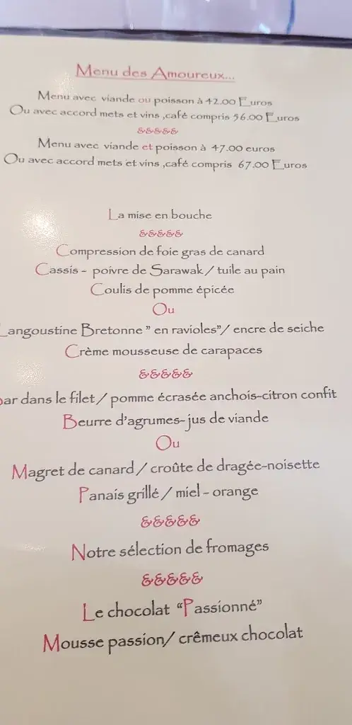 Menu_Auberge de Briant_Briant_image_1