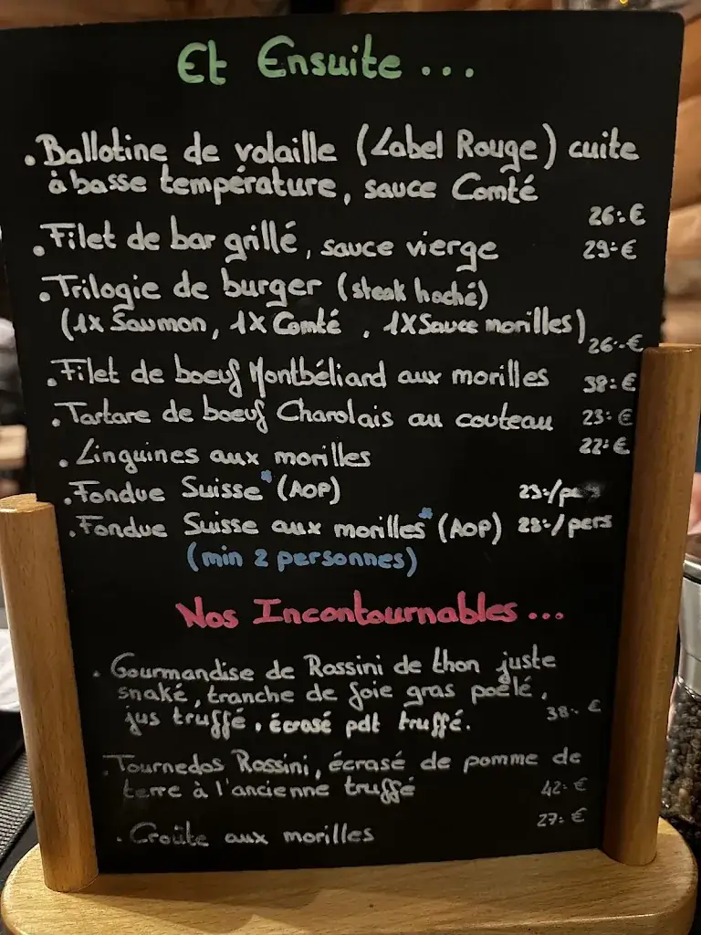 Menu_Le Chalet du Lac les rousses_Rousses_image_1