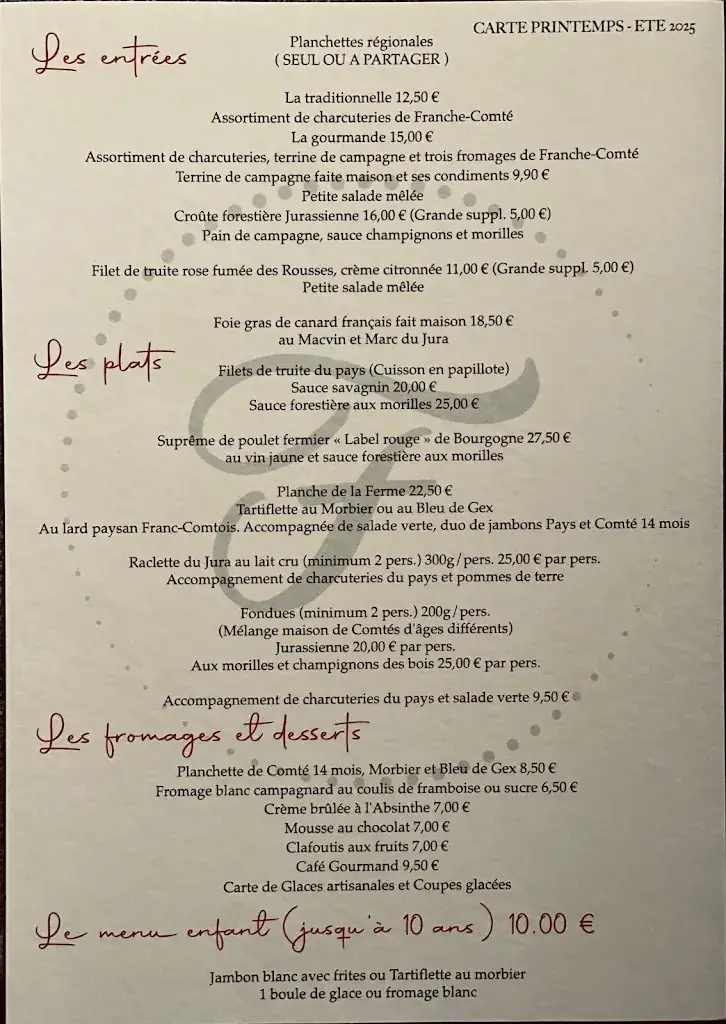 Menu_La Ferme du Père François_Rousses_immagine_1