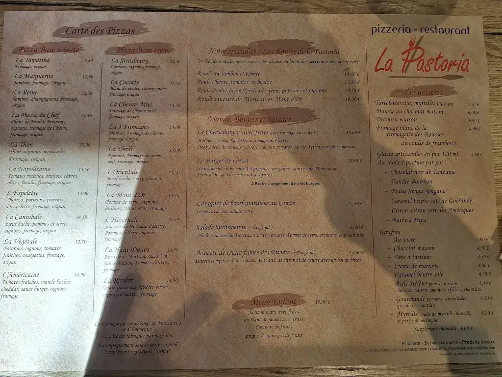 Menu_La Pastoria_Rousses_image_3