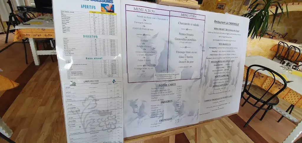 Menu_Restaurant LA CAMARGUE_Bas-en-Basset_image_1