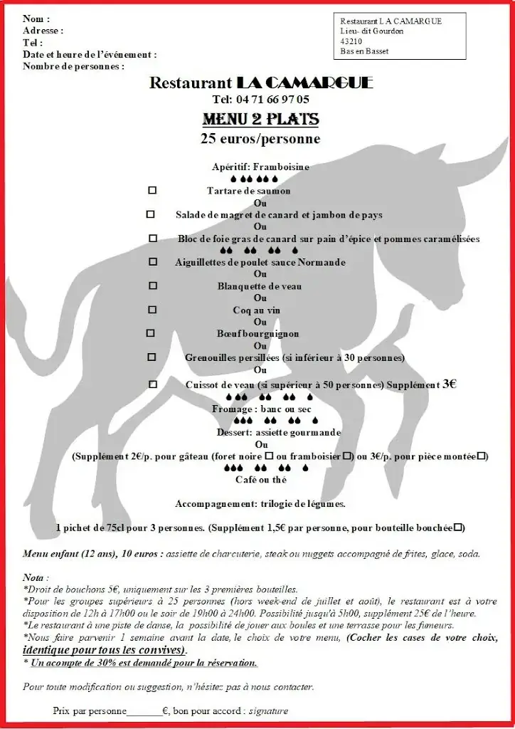 Menu_Restaurant LA CAMARGUE_Bas-en-Basset_image_2