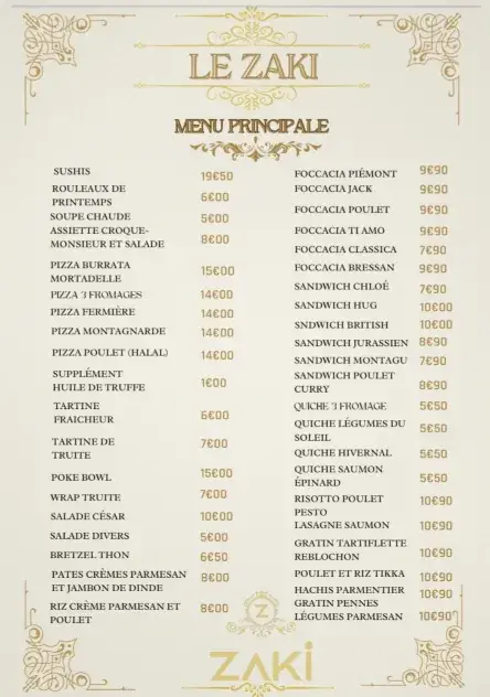 Menü_LE ZAKI_Rousses_Bild_1