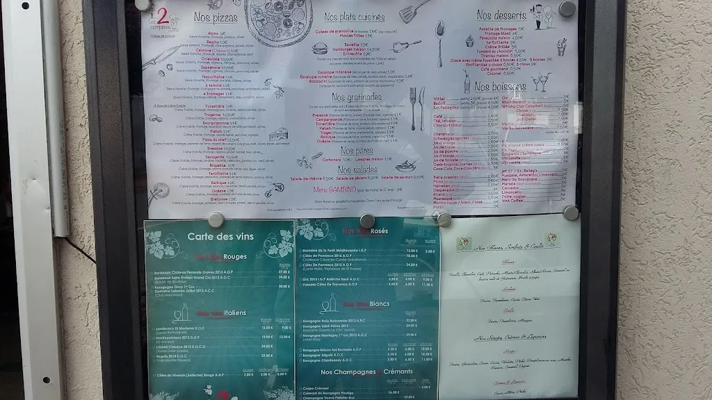 Menu_Ristorante Des Deux Comperes_Marmagne_image_4