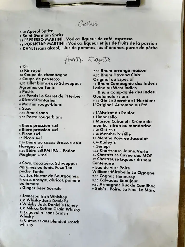 Menu_Le Lion D'Or_Messigny-et-Vantoux_image_1