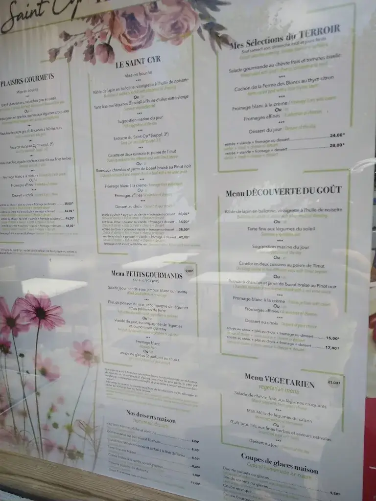 Menu_Le Saint-Cyr_Montmelard_image_1