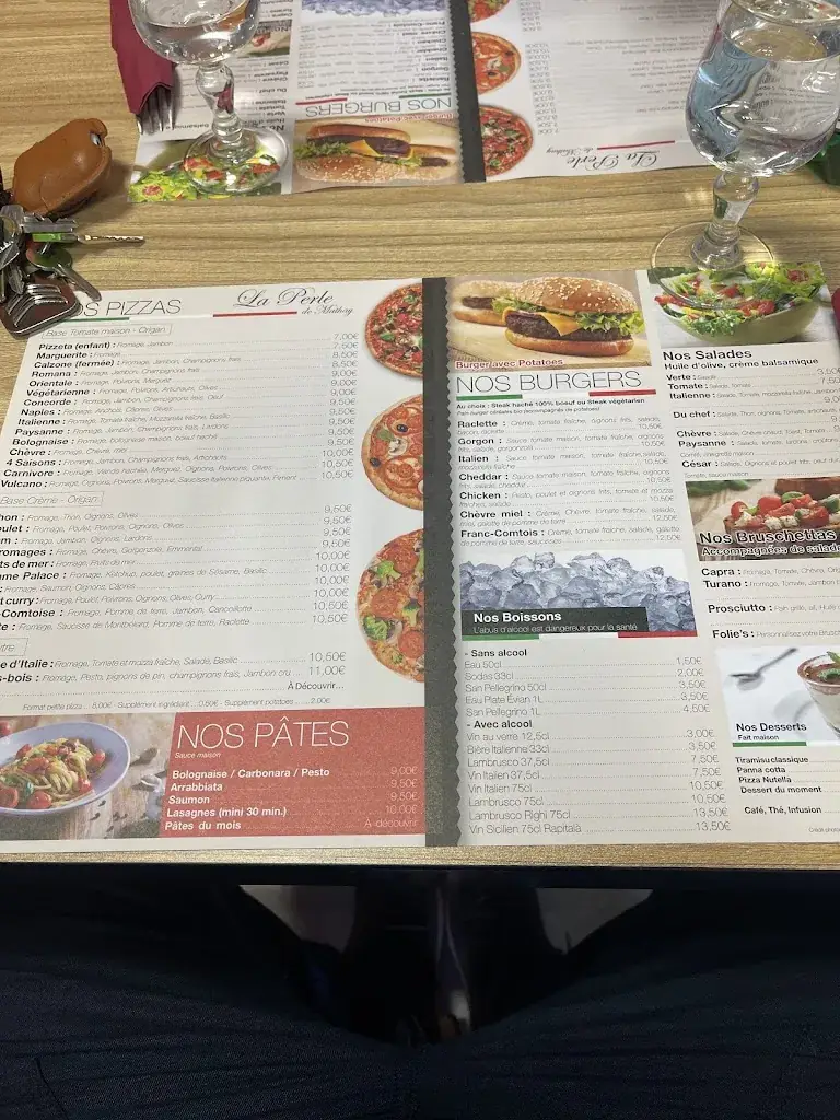 Menu_La Perle de Mathay_Mathay_image_1