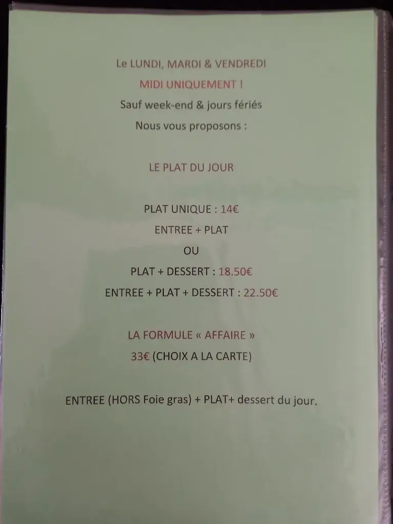Menu_La Bergeraine_Mélisey_image_1