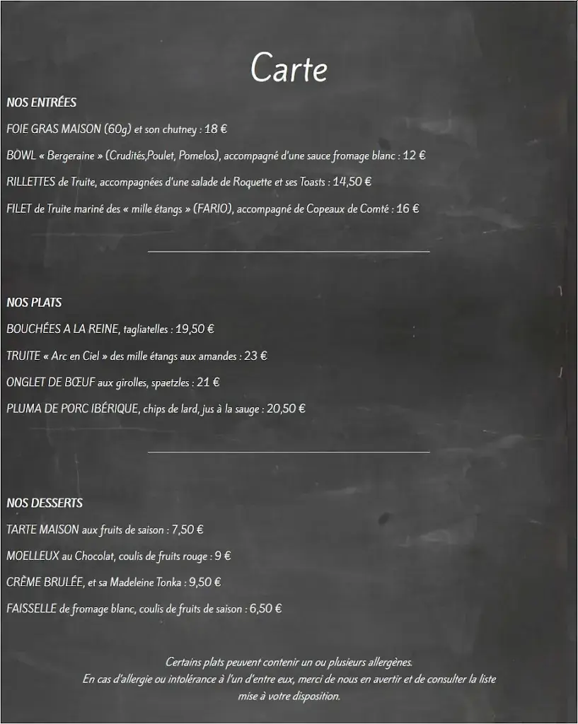 Menu_La Bergeraine_Mélisey_image_3
