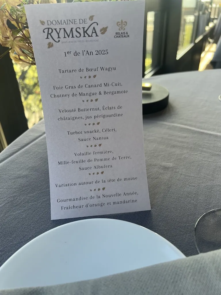 Menu_Domaine de Rymska & Spa - Relais & Châteaux_Saint-Jean-de-Trézy_imagen_4