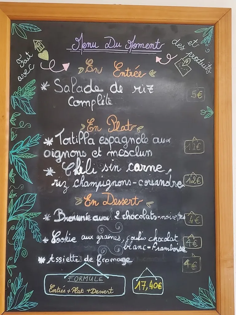 Menu_Du vent dans les fleurs (café-restaurant-épicerie)_Montcenis_immagine_2