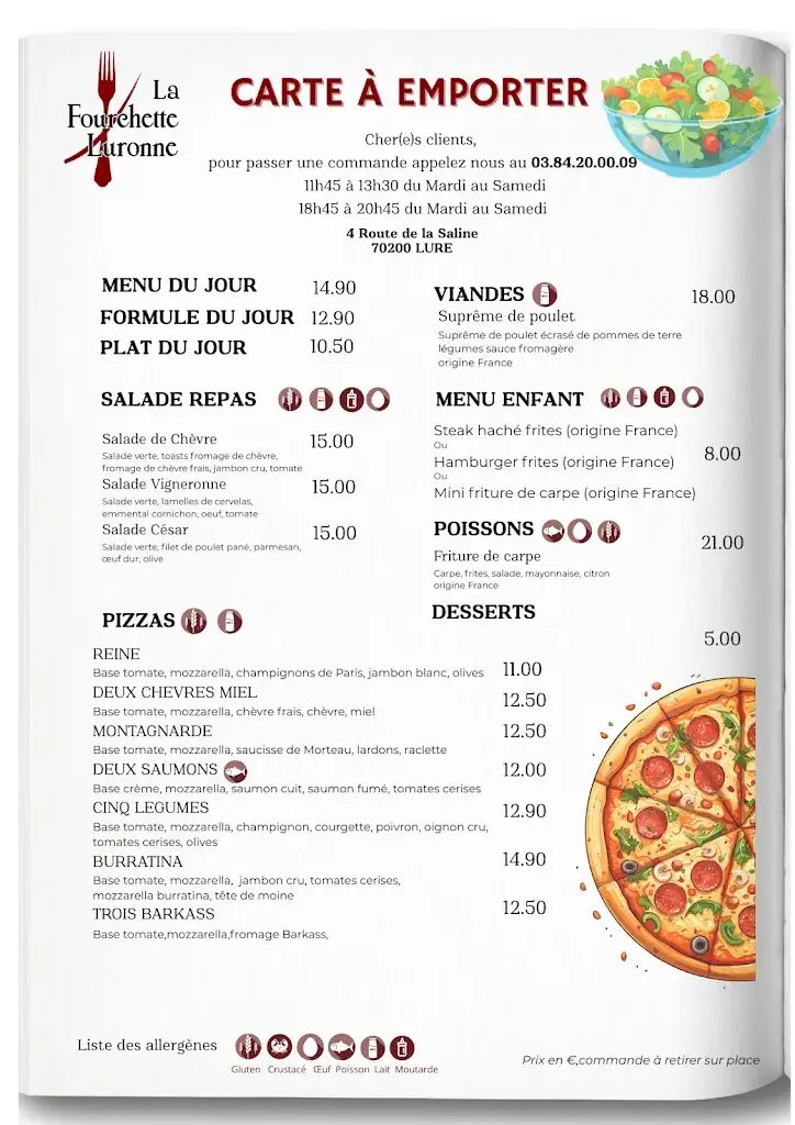 Menu_La Fourchette Luronne_Lure_image_1