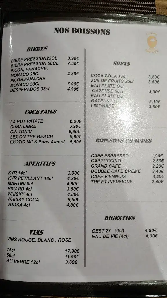 Menu_La HOT PATATE_Lure_image_1