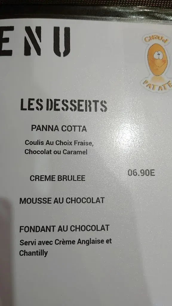 Menu_La HOT PATATE_Lure_image_3