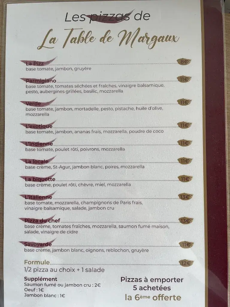 Menü_La table de Margaux_Monistrol-sur-Loire_Bild_1