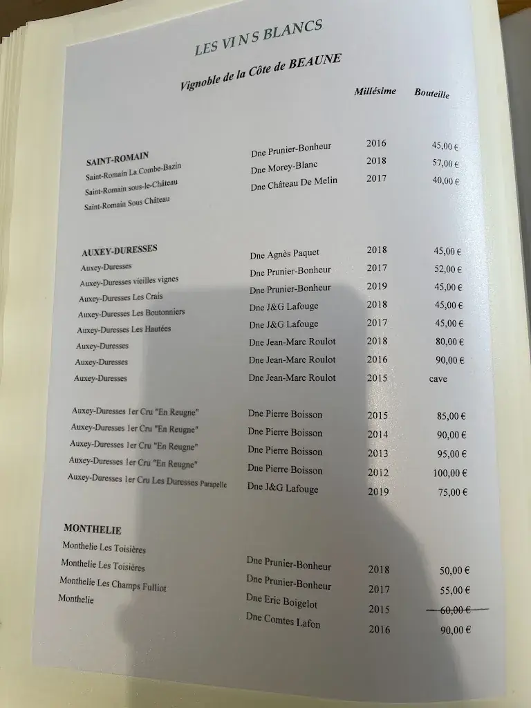 Menü_Au Fil Du Clos Restaurant_Meursault_Bild_1