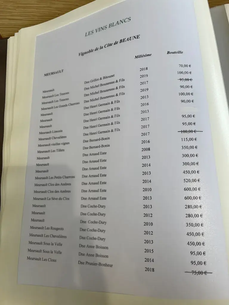Menü_Au Fil Du Clos Restaurant_Meursault_Bild_2