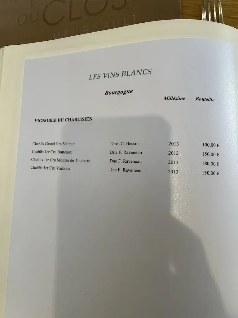 Menü_Au Fil Du Clos Restaurant_Meursault_Bild_4
