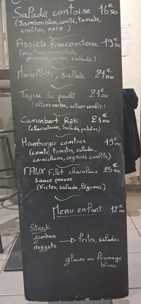 Menu_Brasserie Les 4 Chemins_Moirans-en-Montagne_image_1