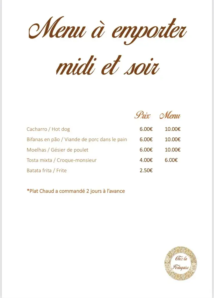 Menu_Chez la portugaise_Moirans-en-Montagne_image_2