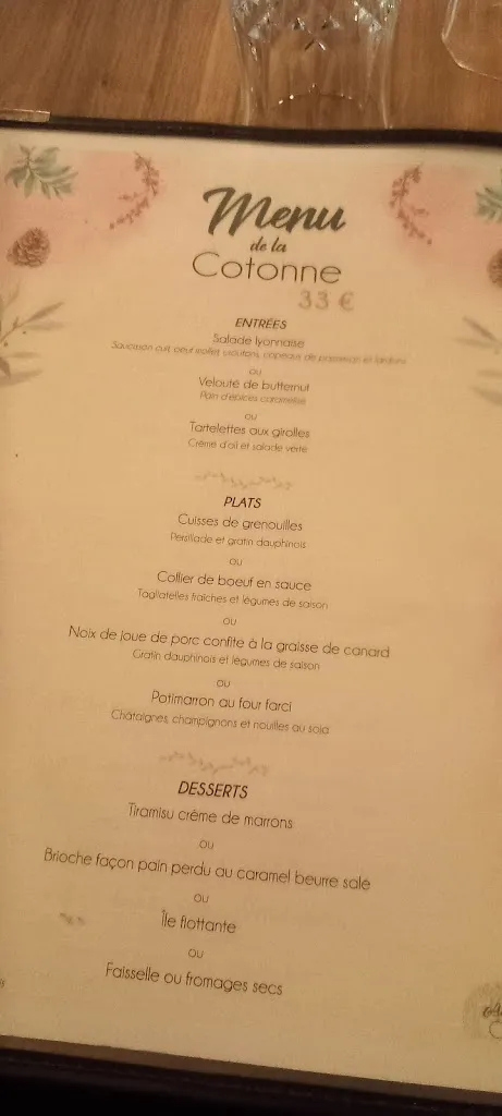 Menu_Auberge de la Cotonne_Salt-en-Donzy_image_3