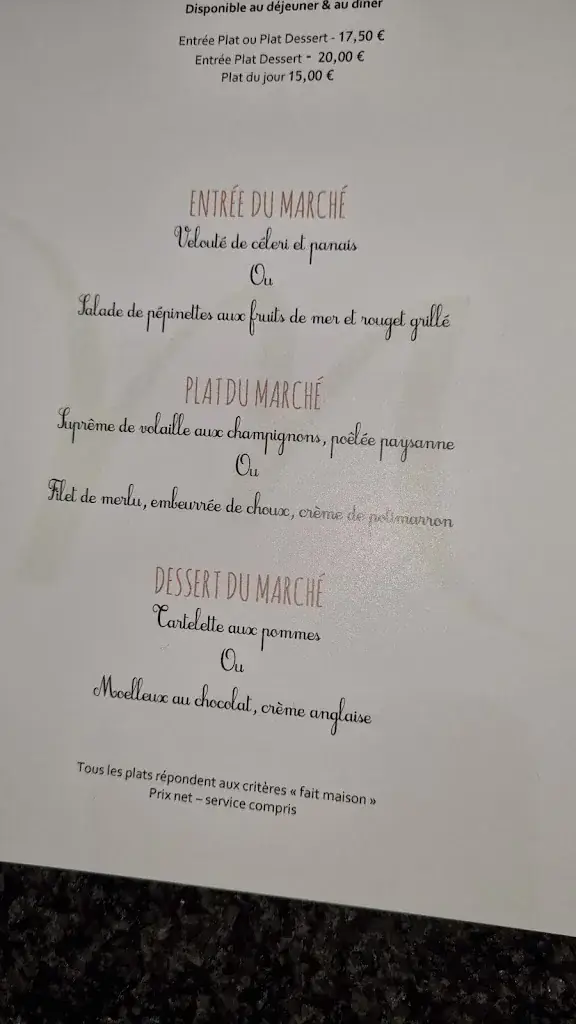 Menu_Bar Bistrot La Terrasse | Mercure Nevers Pont de Loire_Nevers_image_1