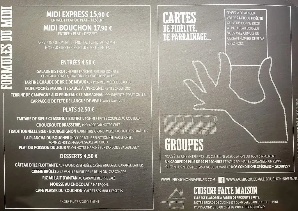 Menu_Le Bouchon Nivernais_Nevers_image_1