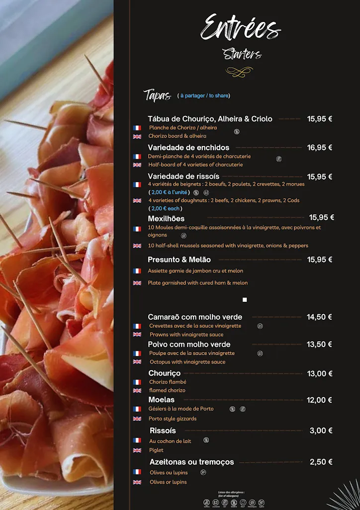 Menu_Saveurs de Porto ( Dijon )_Dijon_image_2