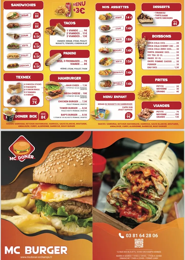 Menu_MC Doner_Orchamps-Vennes_image_1