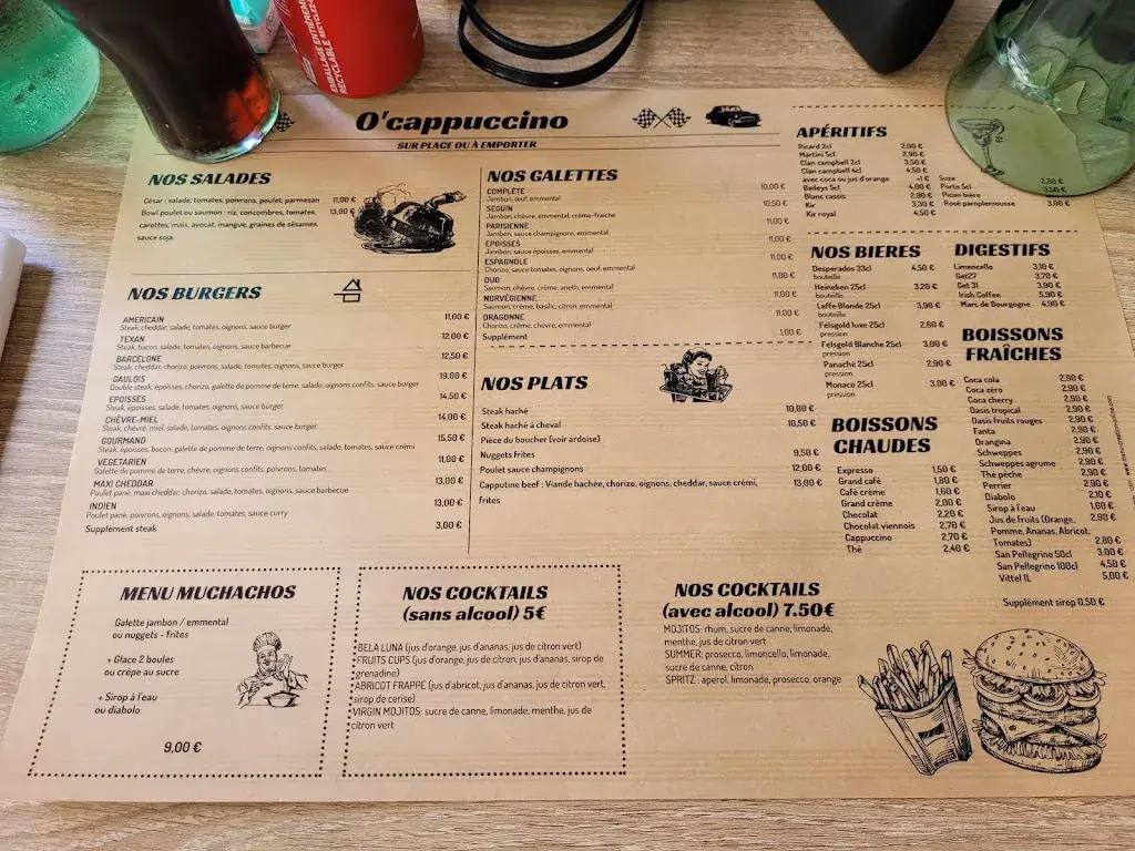 Menu_O Cappuccino_Montbard_image_1