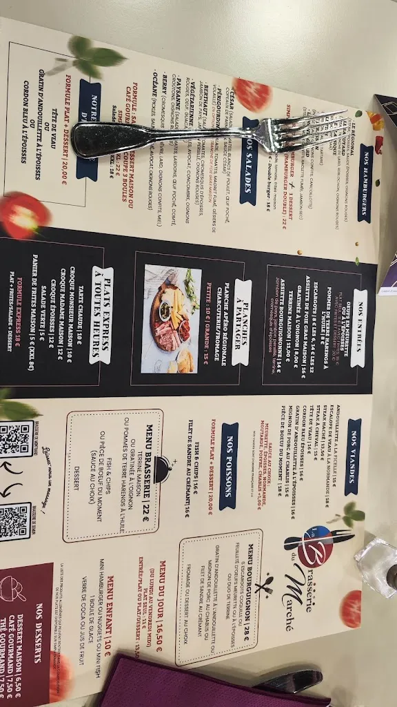 Menu_Restaurant Brasserie Du Marché_Montbard_image_4