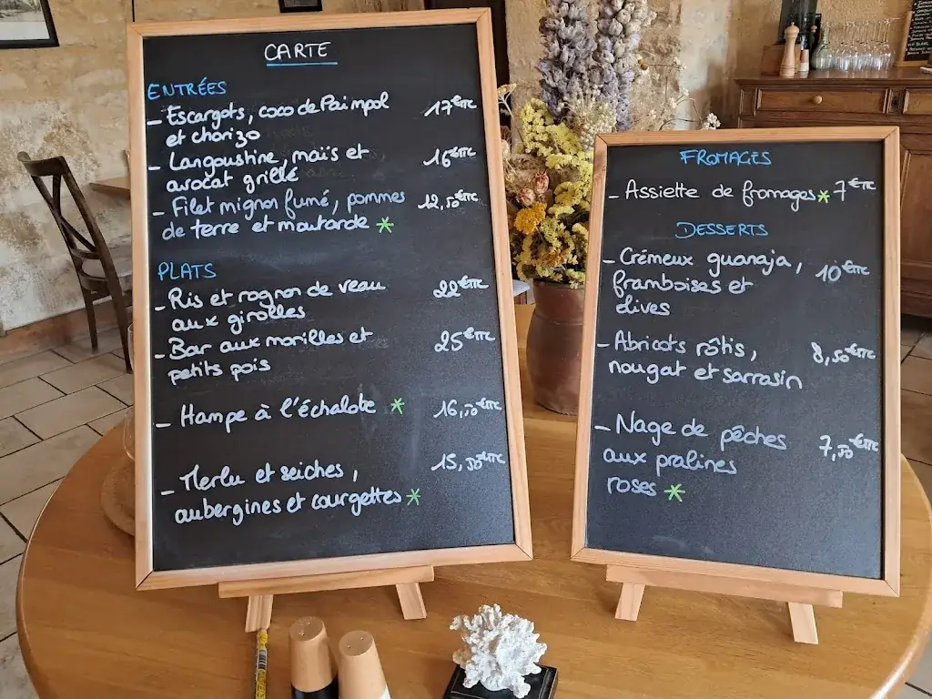 Menu_Restaurant La Mirabelle_Saint-Rémy_image_1