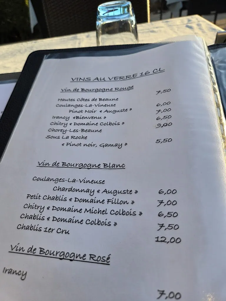 Menu_Le Marronnier restaurant_Buffon_image_1