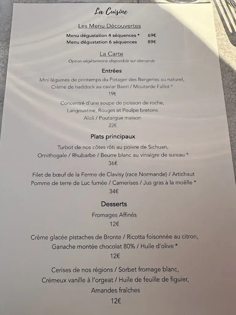 Menu_La Cuisine de la Fontaignotte_Semur-en-Auxois_image_2