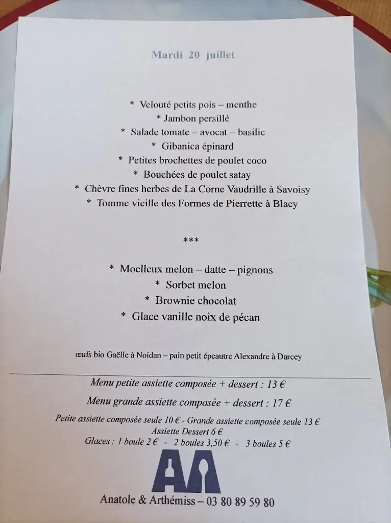 Menu_Bistrot Anatole & Arthemiss_Montbard_image_3