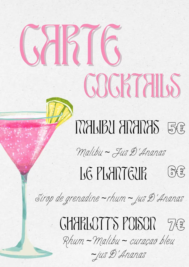 Menu_Charlott's Pub_Palinges_immagine_1