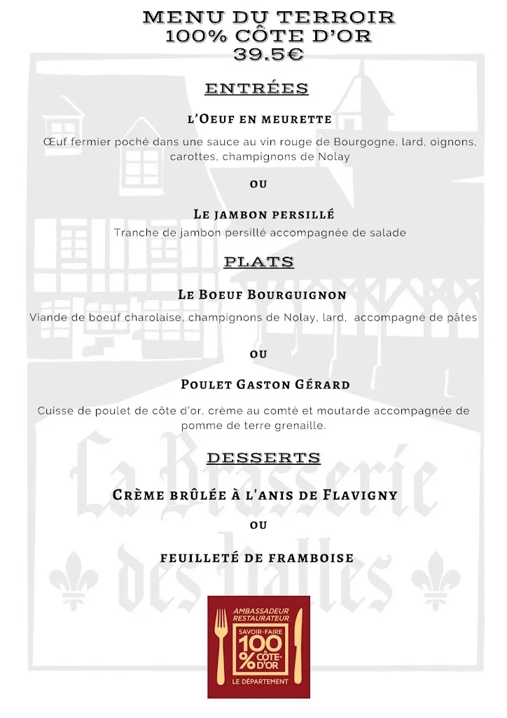 Menu_La Brasserie des Halles - Cave et cuisine à Nolay_Nolay_image_2