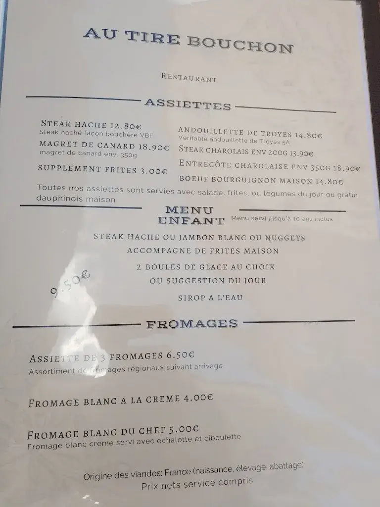Menu_Au Tire Bouchon_Nolay_immagine_2