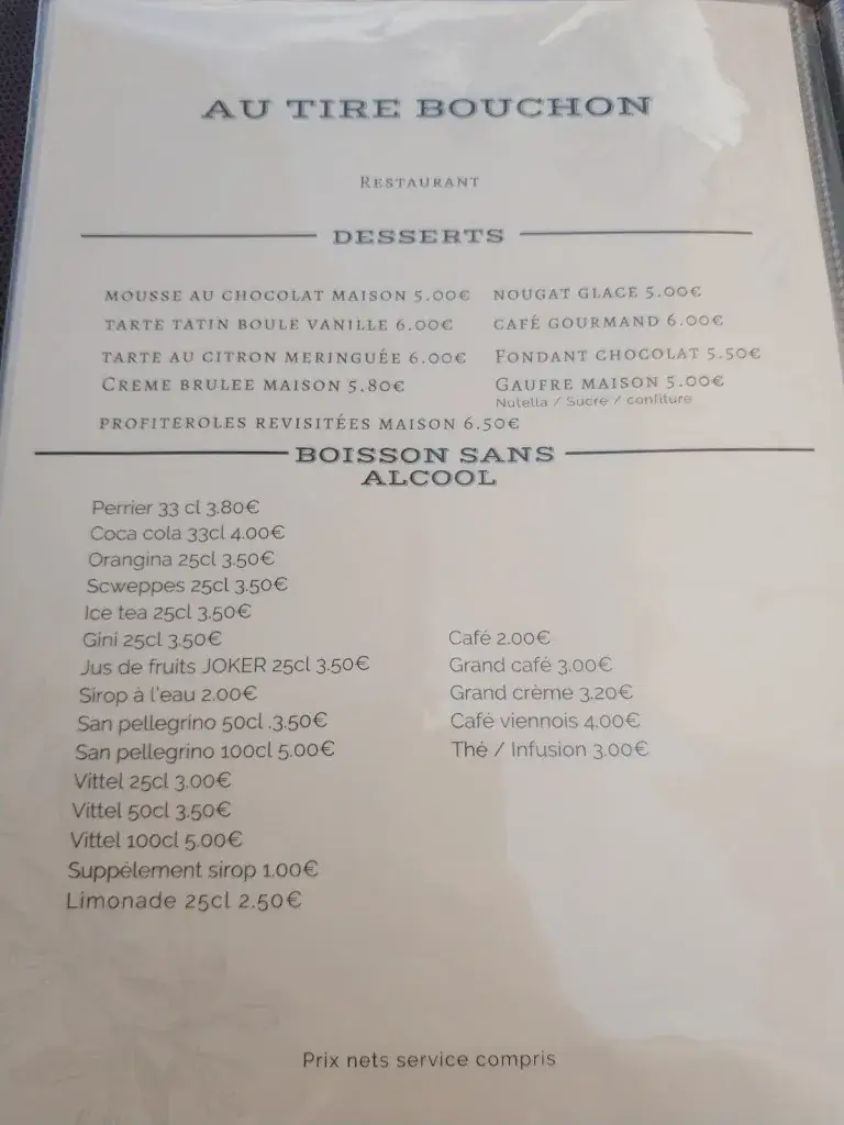 Menu_Au Tire Bouchon_Nolay_immagine_3