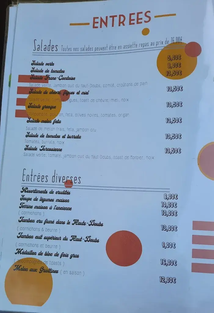Menu_Restaurant de France à Pesmes 70_Pesmes_image_1