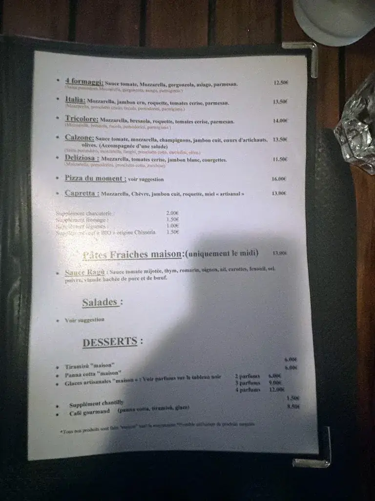 Menu_Pizzeria Glacier Rossini_Orgelet_image_2